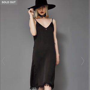 Widow Death Wish Slip Dress M